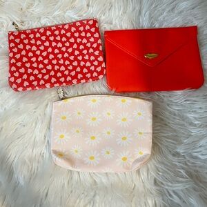 Ipsy three cosmetic bags bundle